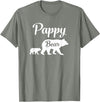 Pappy Gifts Pappy Bear Funny Gift T-Shirt - Olive Heather