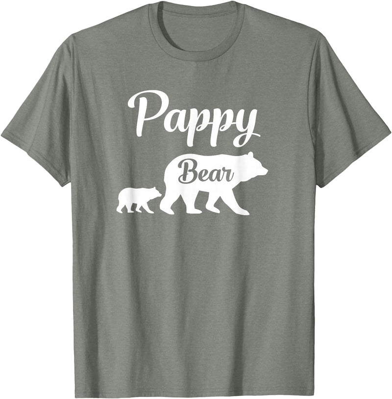 Pappy Gifts Pappy Bear Funny Gift T-Shirt - Olive Heather