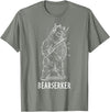 Viking Bear Warrior Lover Shirts Viking Bear Warrior Polar Brown Bear Berserkers T-Shirt T-Shirt - Olive Heather