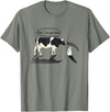 InGENIUS Novelty Cow & Millk Cow and Milk I Am Your Father Funny Parody Cartoon T-Shirt - Olive Heather