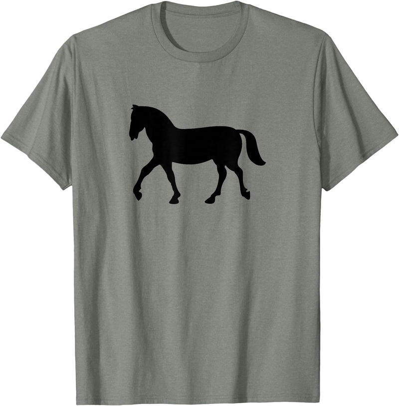 Gyopo Life Konglish Apparel Horse T-Shirt - Straight - Olive Heather