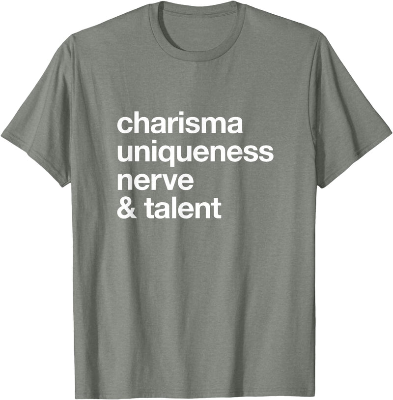 Bear-ly Gay Tees Funny Charisma Uniqueness Nerve Talent Gay Clothing T-Shirt - Olive Heather