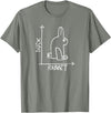 Rabbit or Duck - Optical Illusion T-Shirt in Olive Heather