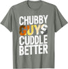 Bear Pride Community Chubby Guys Cuddle Better Gay Bear T-Shirt - Olive Heather