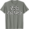 Cow Pattern Print Family Matching Birthday Shirts Cow Big Brother Birthday Family Matching Fathers Day Boy T-Shirt - Olive