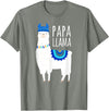 Mama Llama Lover Gifts by Memme Papa Llama T-Shirts for Men T-Shirt - Olive Heather