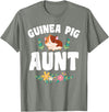 Guinea Pig Aunt Wear Guinea Pig Aunt Pet Owner T-Shirt - Olive Heather