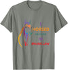 i horsed around in enumclaw funny horse Horse lovers T-Shirt - Olive Heather