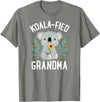 Mothers Day Stuff for Mom from Daughter or Son Koalafied Grandma Koala Bear Sunflower Floral Mothers Day T-Shirt - Olive Heather