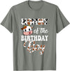 Love Family Matching Mommy of The Birthday Boy Cow Farm 1St Birthday Boy T-Shirt - Olive Heather