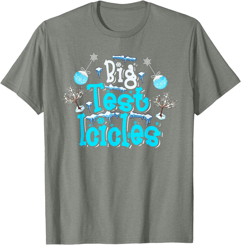 Polar Bear Plunge Ice Swimming Co Polar Bear Plunge 2022 Costume Ice Swimming Big Test Icicles T-Shirt - Olive Heather