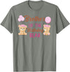 Family Birthday Bear Gifts Brother of The Birthday Girl Bear 1st Birthday Party Girl T-Shirt - Olive Heather