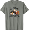 Funny Cavy Mom Love Gifts T Shirts & Hoodies Celebrate Diversity Kids Cute Wheek Merch Guinea Pig Lover T-Shirt - Olive Heather