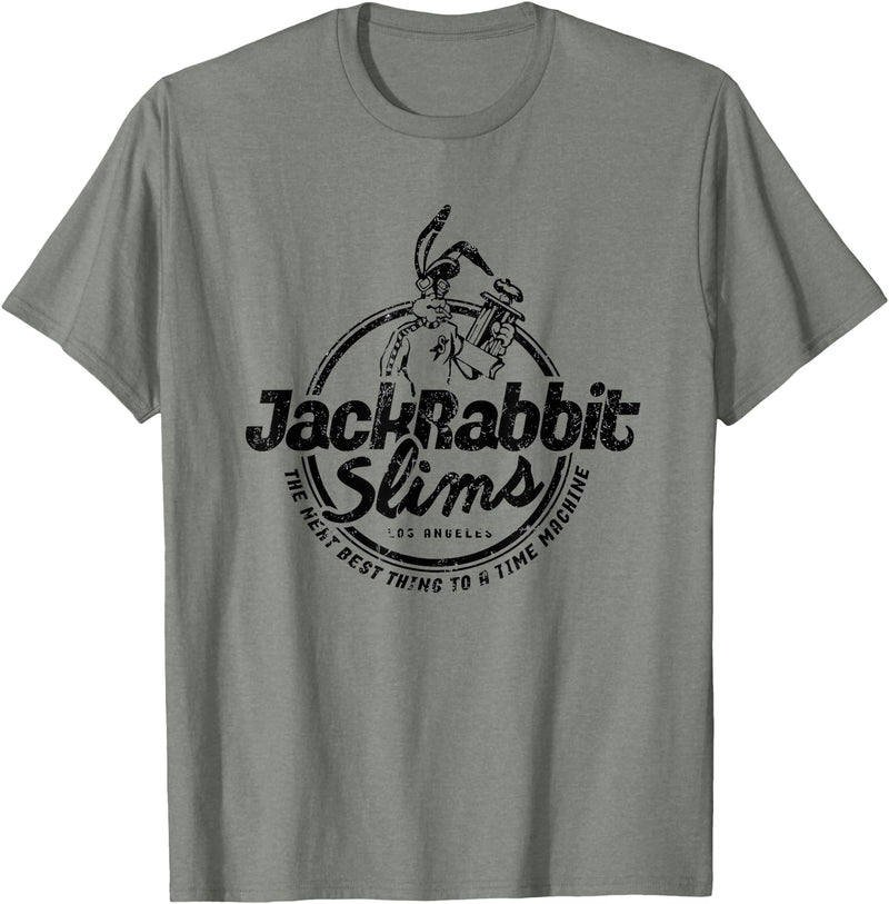 Rabbit Jack Slim's Pulp Milkshake Restaurant Retro Vintage T-Shirt in Olive Heather
