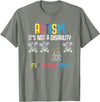 Autism Awareness Gifts Cute Koala Bears Its A Different Ability Autism Awareness T-Shirt - Olive Heather