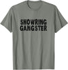 Passion8 Gear Show Pig Show Steer Gangster T-Shirt - Olive Heather