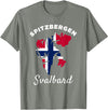 Spitzbergen Island Souvenir Svalbard Gift Norway Spitsbergen Norway Flag Men Women Spitzbergen Svalbard T-Shirt - Olive Heather
