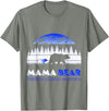 Mama Bear Retro Tuberous Sclerosis Awareness T-Shirt - Olive Heather