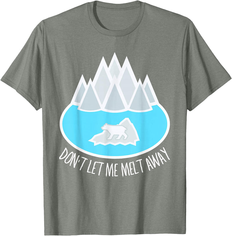 Arctic Explorers T-shirts and Gifts Polar Bear TShirt Ice Caps Melting glaciers cute Arctic Tee T-Shirt - Olive Heather