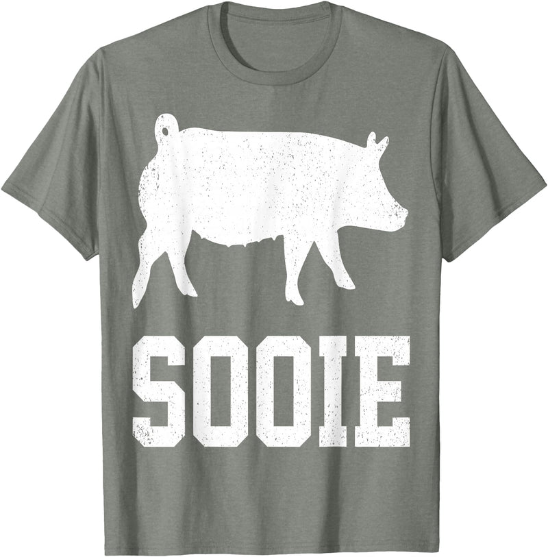 PIG Sooie T-Shirt - Olive Heather