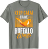 Buffalo Wings Fried Chicken Hot Wing Sauce T-Shirt - Olive Heather