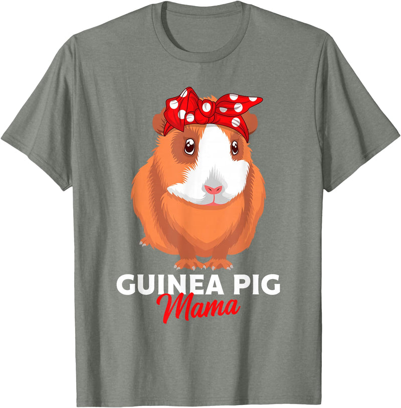 Sweet Baby Guinea Pig Gift For Girls And Women Guinea Pig Mama Guinea Pigs Funny Girls T-Shirt - Olive Heather
