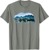 Retro National Park Shirts Bear Vintage National Park Bear Wildlife Mountains T-Shirt - Olive Heather