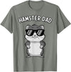 Funny Hamster Design for Men Dad Boys Animal Hamster Lover T-Shirt - Olive Heather