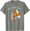 Antidepressants Rabbit Cute Bunny Funny Rabbit Lover T-Shirt in Olive Heather