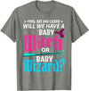 Halloween Gender Reveal Apparel Witch Or Wizard Gender Reveal Baby Shower Party Celebration T-Shirt - Olive Heather
