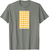 Buffalo Plaid and Checkered Squares Yellow Checkered Square Buffalo Plaid T-Shirt - Olive Heather