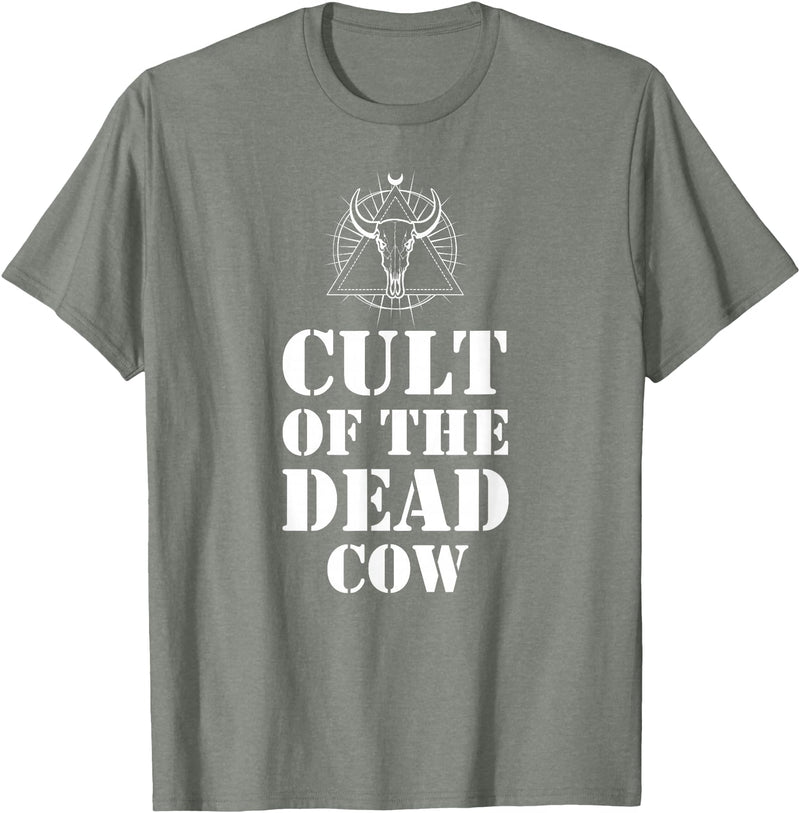 Cult Of The Dead Cow Tee Cult Of The Dead Cow Shirt T-Shirt - Olive Heather