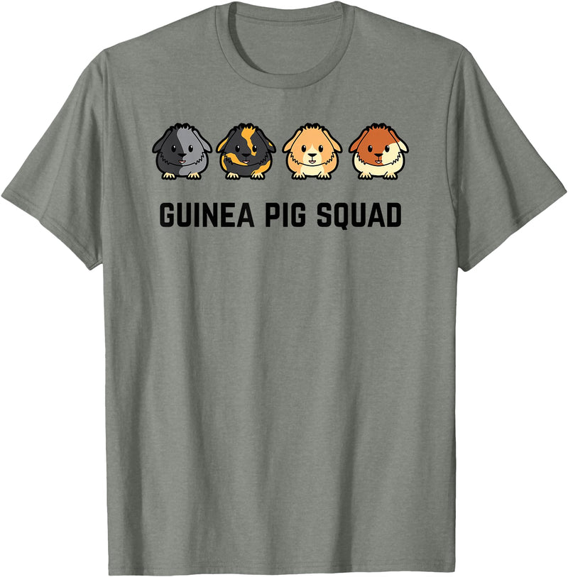 Funny Sarcastic Ironic Quotes & Sayings Cute Cavy Guinea Pig Rodent Team Squad T-Shirt - Olive Heather