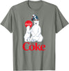 Coca-Cola Company Coca-Cola - Polar Bears and Coca-Cola T-Shirt - Olive Heather