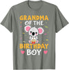 Favorite Grandma Designs For Women Grandma Of The Birthday Boy Koala Bear For Girls T-Shirt - Olive Heather