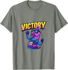 PixelLlama Victory Gaming Victory Llama T-Shirt - Olive Heather