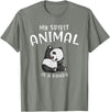 Animal Shirt Gifts for Birthday My Spirit Animal is A Panda Panda Bear SHIRTAnimal Lover Tee T-Shirt - Olive Heather