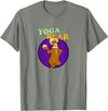 Fancy Getup Yoga Bear Funny Yogi Yoga Workout T-Shirt - Olive Heather