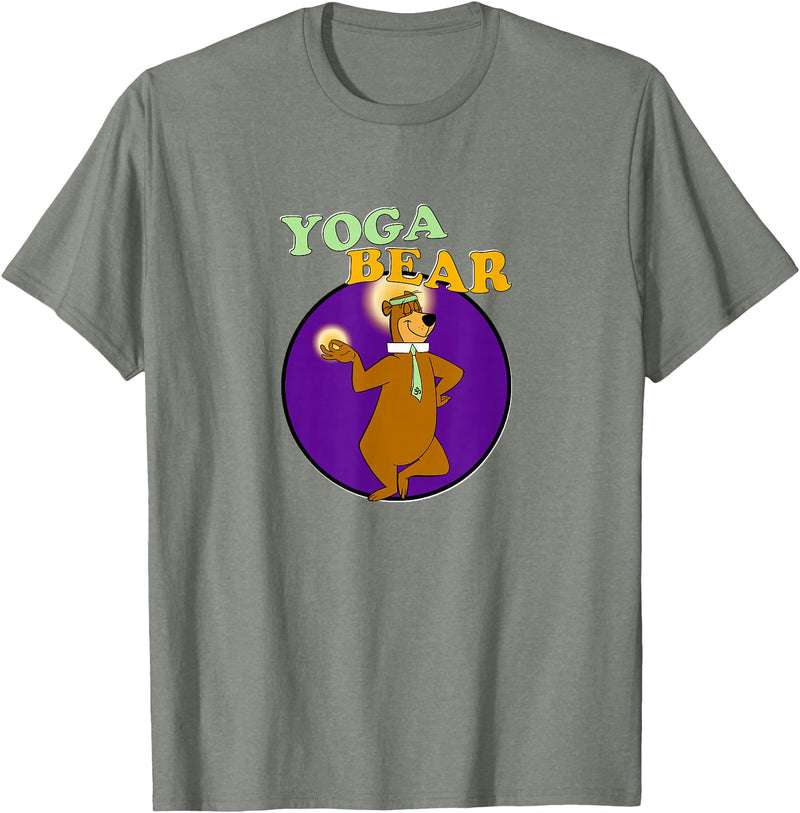 Fancy Getup Yoga Bear Funny Yogi Yoga Workout T-Shirt - Olive Heather