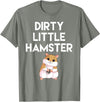 Dirty Little Hamster Cute Hamster Picture T-Shirt - Olive Heather