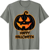 Pumpkin Halloween Party Design Happy Halloween for Men and Women - Pumpkin Halloween T-Shirt - Olive Heather