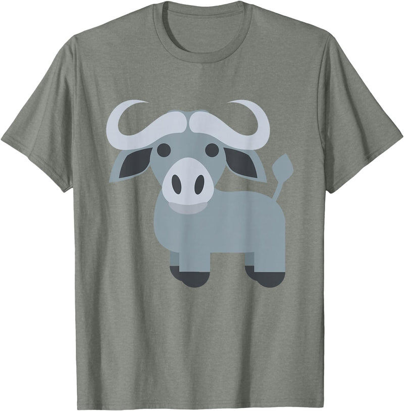 Funny Easy Lazy Last Minute Costumes Water Buffalo Costume T-Shirt - Olive Heather