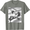 Hamster Gym Weight Lifting Meme T-Shirt - Olive Heather