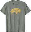 I Love Wild Buffaloes Gift Company I Love Buffaloes Golden Buffalo Bison Lover Gift Ideas T-Shirt - Olive Heather