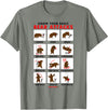 Bearmageddon Basic Bear Attacks Shirt T-Shirt - Olive Heather