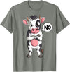 Funny Cow Lover & Owner Gift Ideas Cow Farmer Kids Boys Girls Womens T-Shirt - Olive Heather