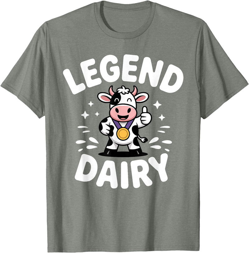 Cow Gift Cow Lover Accessories Cattle Farmer Stuff Funny Cow Print Design for Men Women Dairy Farmer Cow Lover T-Shirt -