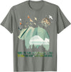 Camping Bears And To The Mountains I Go To Lose My Mind Camping Bear T-Shirt - Olive Heather