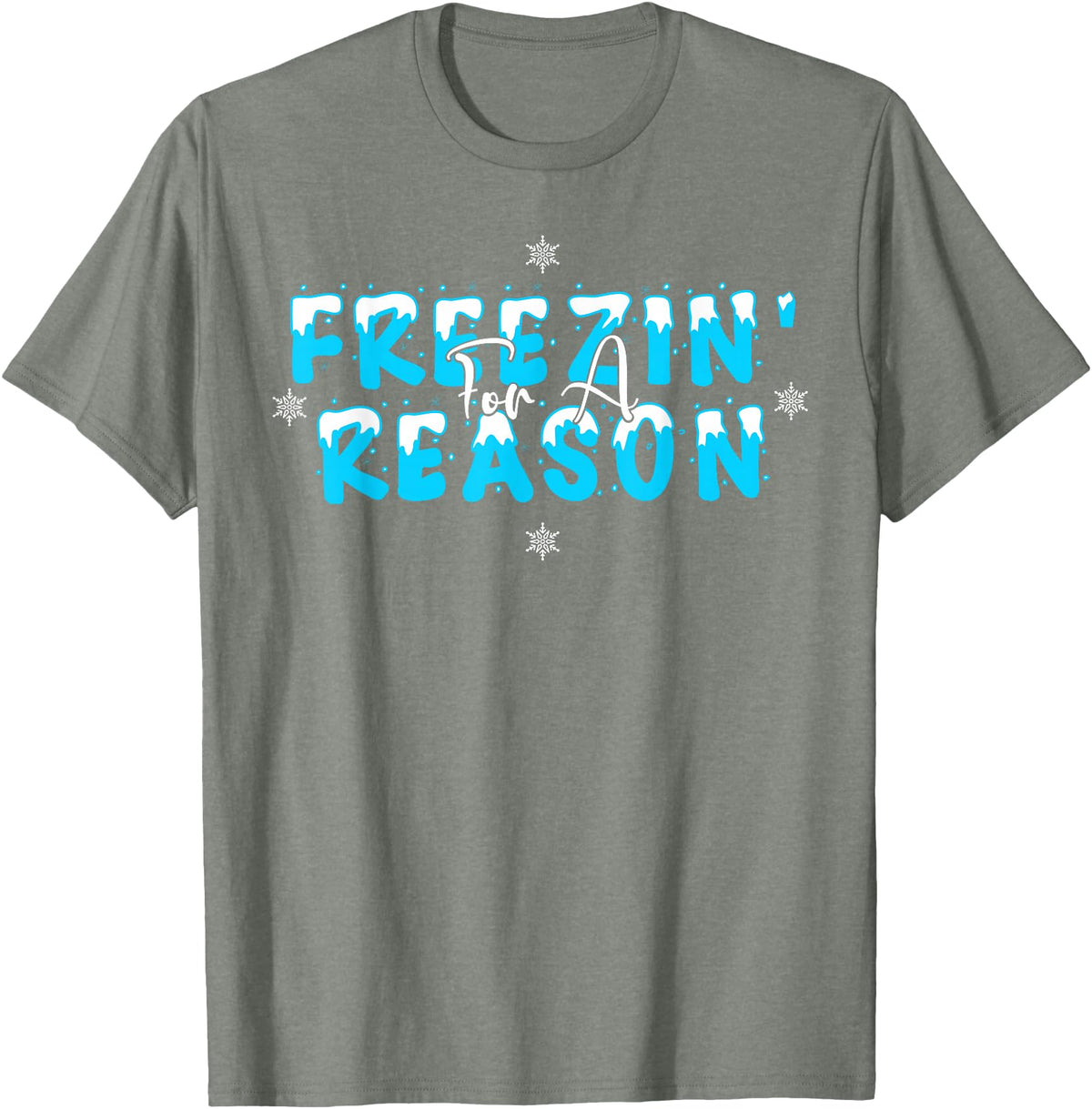 Polar Bear Plunge Ice Swimming Co Polar Bear Plunge 2022 Costume Ice Swimming Freezin Reason T-Shirt - Olive Heather