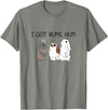 I Got Buns Hun Bunny Mom Cute Rabbit Lover Rabbit Mama T-Shirt in Olive Heather